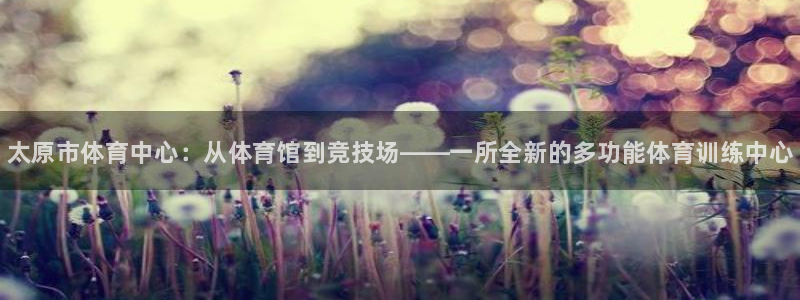 米兰体育官网下载是干嘛的公司：太原市体育中心：从体育